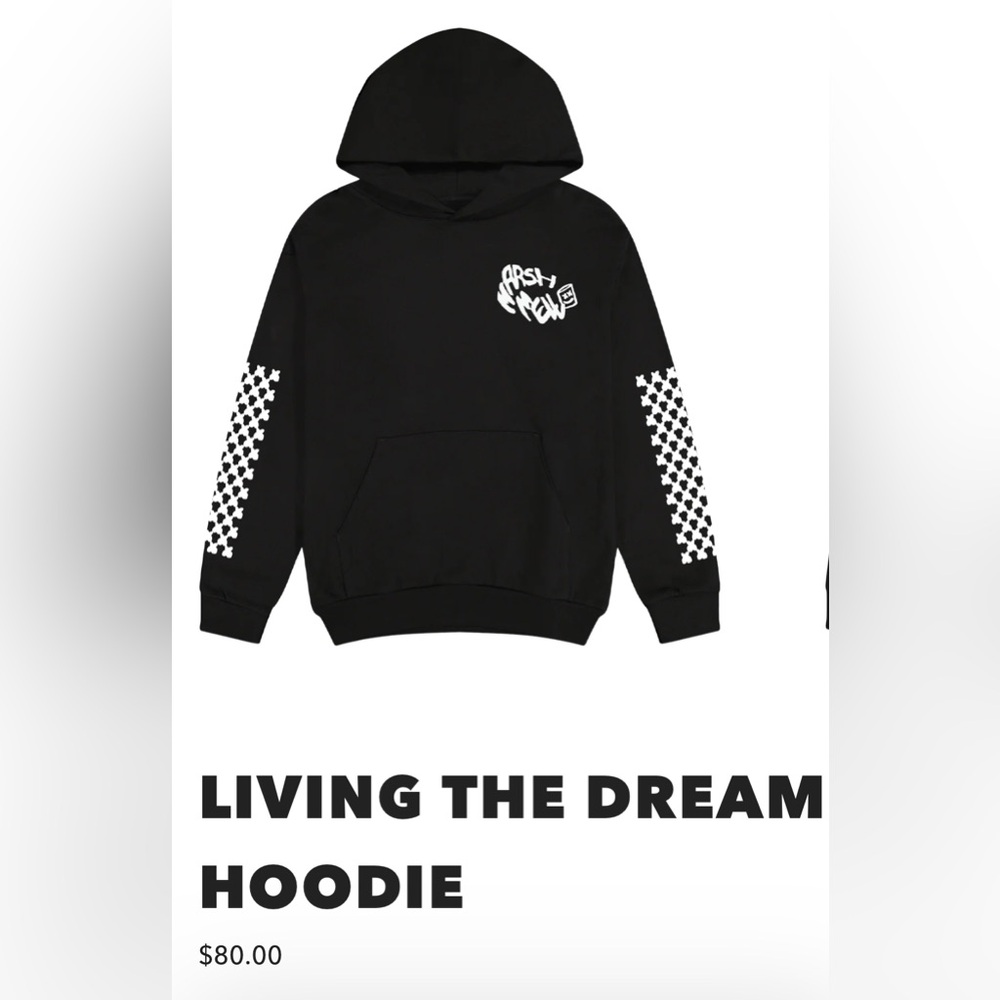 Marshmello 2025 Tour-Adult Black Graphic Hoodie
Size Medium
Worn 1x